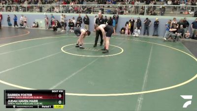 250 lbs X Bracket - Darren Foster, Juneau Youth Wrestling Club Inc. vs Judah Haven Marr, Juneau Youth Wrestling Club Inc.