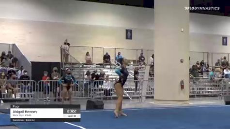 Abigail Kenney - Floor, Rock Gym #945 - 2021 USA Gymnastics Development Program National Championships