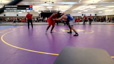 125 lbs Cons. Semis - Gerson Nkunku vs James Flores, Mat Warriors Wrestling