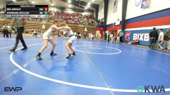 98 lbs Rr Rnd 5 - Mia Arnold, Sperry Wrestling Club vs Aydreana McClain, Berryhill Wrestling Club
