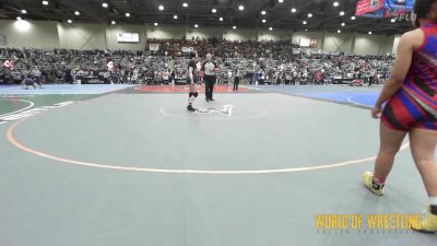 135 lbs Round Of 16 - Delilah Queen, Unaffiliated vs Ashlynn Anderson, Oakridge Mat Club