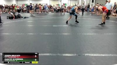 150 lbs Round 3 (6 Team) - Joseph Brucato, New England Gold vs Marcos Alvarenga, Savage WA Black