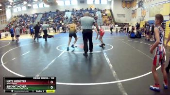 120 lbs Round 4 - Bryant Moyer, Cowboy Wrestling Club vs Nate Webster, Space Caost