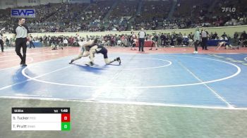 123 lbs Round Of 32 - Stetson Tucker, Piedmont vs Tristan Pruitt, Owasso Junior High