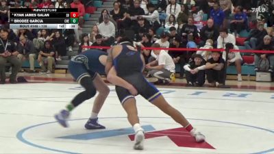 138 lbs Cons. Round 2 - Brodee Garcia, Cheyenne vs Kyan James Galan, Sierra Vista