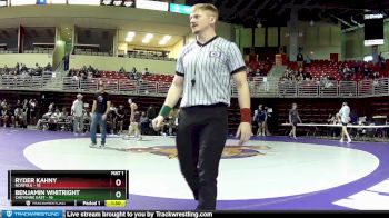 120 lbs Round 3 (6 Team) - Benjamin Whitright, Cheyenne East vs Ryder Kahny, Norfolk