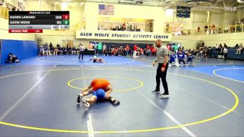 133 lbs Round 2 (6 Team) - Gavin Wehr, Murray State vs Dagen Lamano, Snow