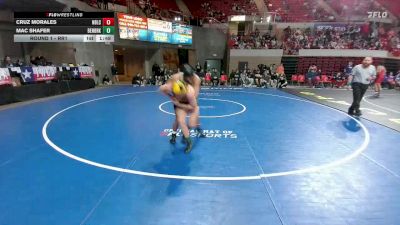 157 lbs Round 1 - Rr1 - Mac Shafer, Fort Worth Benbrook vs Cruz Morales, New Braunfels Long Creek