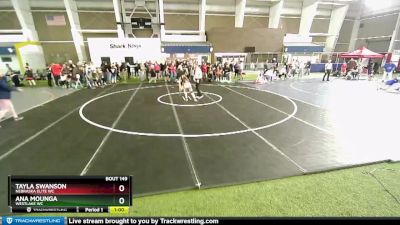 87-93 lbs Cons. Semi - Tayla Swanson, Nebraska Elite WC vs Ana Mounga, Westlake WC