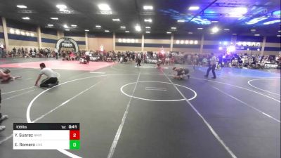 106 lbs Consi Of 8 #1 - Yovan Suarez, NM Royalty vs Estevan Romero, Live Training