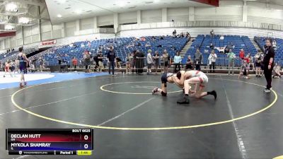 113 lbs Cons. Round 4 - Declan Hutt, OH vs Mykola Shamray, IL