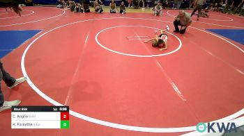 49 lbs Consi Of 8 #1 - Colton Anglin, Skiatook Youth Wrestling 2022-23 vs Kieran Forsythe, Rollers Academy Of Wrestling