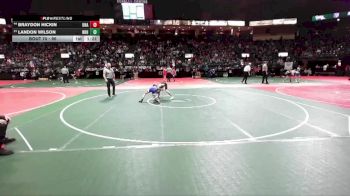 96 lbs Champ. Round 1 - Landon Wilson, NBHA vs Braydon Hickin, Unattached