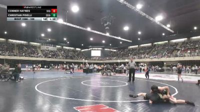 100 lbs Consi Of 8 #1 - Conner Haynes, Virginia Beach vs Christian Piselli, Cogan Station
