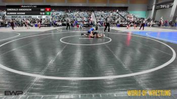 88 lbs Consolation - Aissa Castillo, Takedown Elite vs Erize Padilla, The Valley Wrestling Club