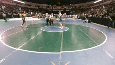 5A 190 lbs Quarterfinal - Akeem Mitchell, Volcano Vista vs Cash Brewer, La Cueva