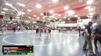 157 lbs Champ. Round 2 - Nathan Bergren, Westview vs Tait Villarreal, Castle Park