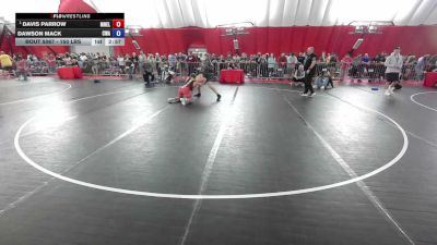 150 lbs Champ. Rd Of 64 - Davis Parrow, Mn Elite vs Dawson Mack, Callan Wrestling Academy