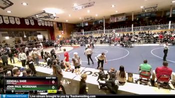 195 lbs Cons. Round 4 - Kendall Sage, Post Falls vs John Paul Workman, Richland