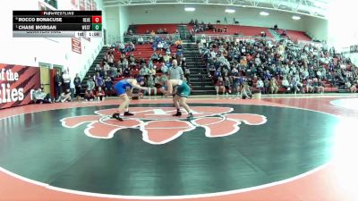 126 lbs Quarterfinal - Chase Morgan, Westlake vs Rocco Bonacuse, Revere