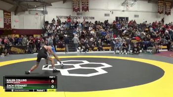 120 lbs Cons. Round 2 - Kaleb Collins, Broken Arrow vs Zach Stewart, Marmion Academy