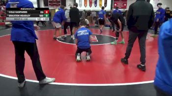 106 lbs Round 1 - Cole Kasparek, Clear Creek-Amana vs Braxton Headley, Van Buren County