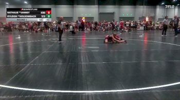 70 lbs Round 1 - Nathalie **Janney, Heard County Wrestling Club vs Ryleigh **Holsomback, The Colosseum Training Center