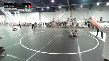 61 lbs Semifinal - Ashe Padilla, Juggernaut WC vs Adrian Morales, SoCal Hammers