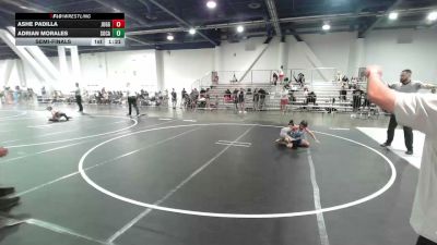 61 lbs Semifinal - Ashe Padilla, Juggernaut WC vs Adrian Morales, SoCal Hammers