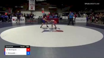 77 lbs Quarterfinal - Rocco Dominguez, Valley Vandals Wrestling Club vs Christian Mozqueda, California