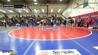 235 lbs Consolation - Heaven Bullis, Sand Springs HS vs Alayna Brown, Glenpool