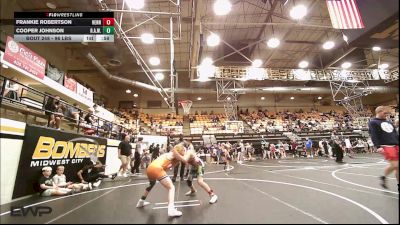 96 lbs Consolation - Frankie Robertson, Hennessey Takedown Club vs Cooper Johnson, R.A.W.