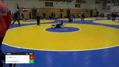 116 lbs Round Of 32 - Hudson York, Corner Canyon (UT) vs Hunter Jauregui, Fountain Valley