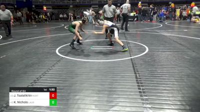 105 lbs Round Of 64 - Jake Tsalalikhin, Northwestern Lehigh vs Kadyn Nichols, Laurel Highlands