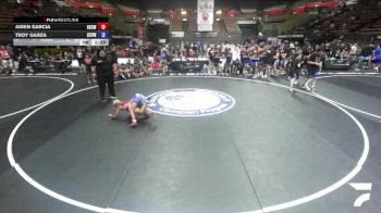 80 lbs Aiden Garcia, KCWA - Kern County Wrestling Association vs Troy Garza, CVWA - Central Valley Wrestling Association