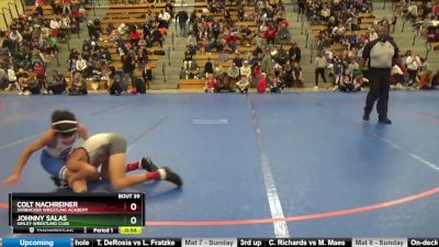 95 lbs Cons. Round 2 - Johnny Salas, Simley Wrestling Club vs Colt Nachreiner, Sarbacker Wrestling Academy