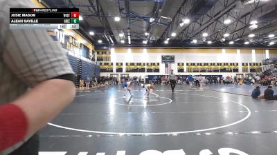 136 lbs Consy 3 - Josie Mason, West Greene vs Aleah Saville, Greensburg Salem