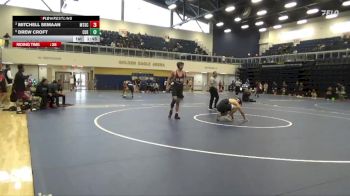 184 lbs Cons. Round 3 - Mitchell Semaan, Mt. San Antonio College vs Drew Croft, Cuesta College
