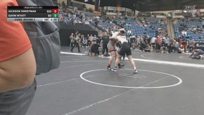 184 lbs Cons. Round 2 - Gavin Wyatt, Northeastern Oklahoma A&M vs Jackson Sweetman, Benedictine College