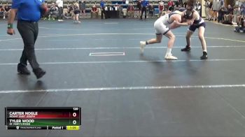 120 lbs 1st Place Match - Carter Nogle, Mount Saint Joseph vs Tyler Wood, St. Mary`s Ryken