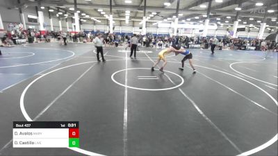 156 lbs Consi Of 8 #1 - Dominic Avalos, Maryvale HS vs Damian Castillo, Live Training