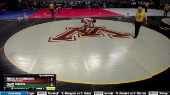 182 lbs Quarterfinal - Adam Cherne, Wayzata vs Trace Schoenebeck, Luxemburg-Casco