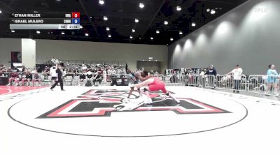 215 lbs Quarters - Ethan Miller, Ubasa Wrestling Academy vs Israel Mulero, Crutchmer Wrestling