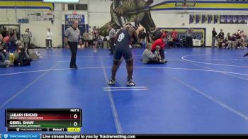 JV-25 lbs Round 2 - Jabari Friend, Cedar Rapids Washington vs Gibril Shaw, Cedar Rapids Jefferson