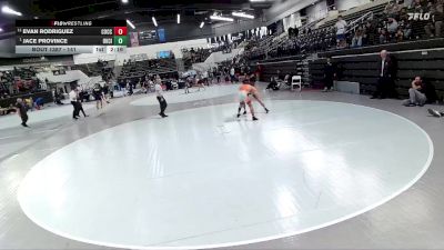 141 lbs 1st Place Match - Jace Province, Oklahoma City vs Evan Rodriguez, Cowley College