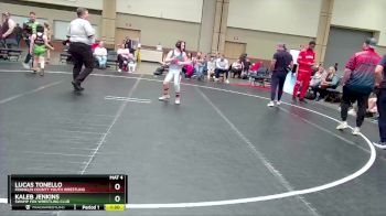 88-92 lbs Round 4 - Kaleb Jenkins, Swamp Fox Wrestling Club vs Lucas Tonello, Franklin County Youth Wrestling