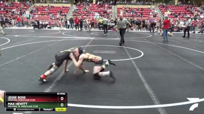 76 lbs 3rd Place Match - Max Hewitt, Mulvane Jr. Wrestling Club vs Jesse Boss, Fredonia Wrestling Club