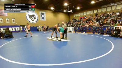 215 lbs Quarterfinal - Jace DeMacbalin, R.F. Kennedy vs Isaac Garcia, Woodlake