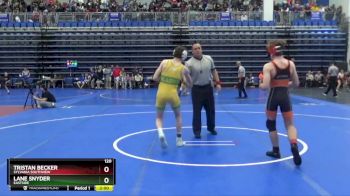 120 lbs Champ. Round 2 - Lane Snyder, Eastside vs Tristan Becker, SYLVANIA SOUTHVIEW