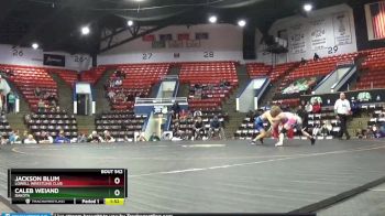 119 lbs Semifinal - Jackson Blum, Lowell Wrestling Club vs Caleb Weiand, Dakota